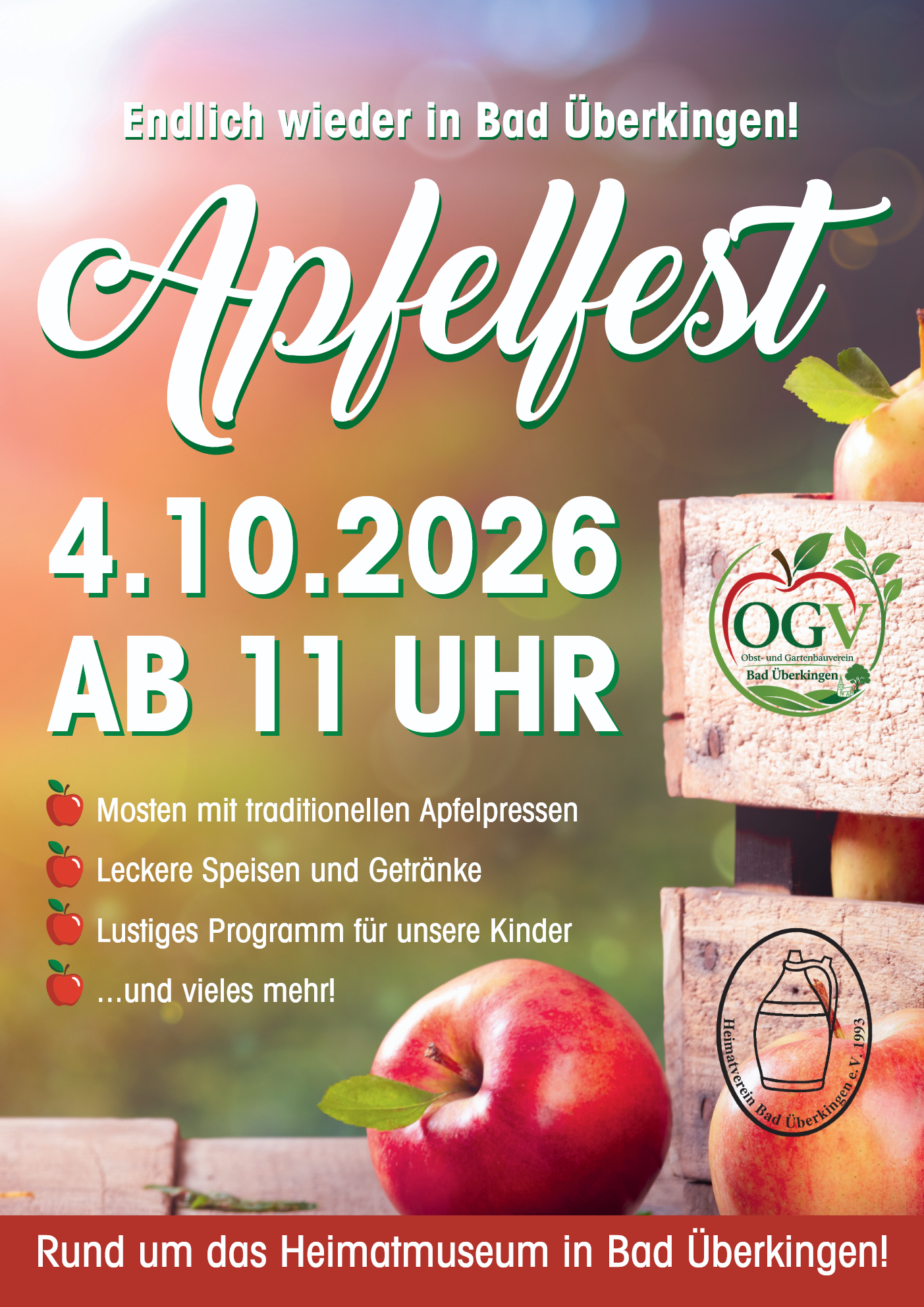 Einladung zum Apfelfest